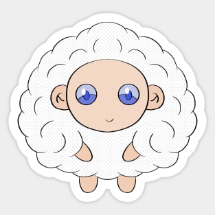 A cute sheep Sticker